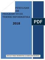 Panduan Tugas Akhir Prodi TI 2018