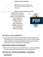 Physical and Motor Development Stages
