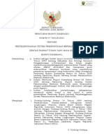 PERBUP Nomor 47 Tahun 2021