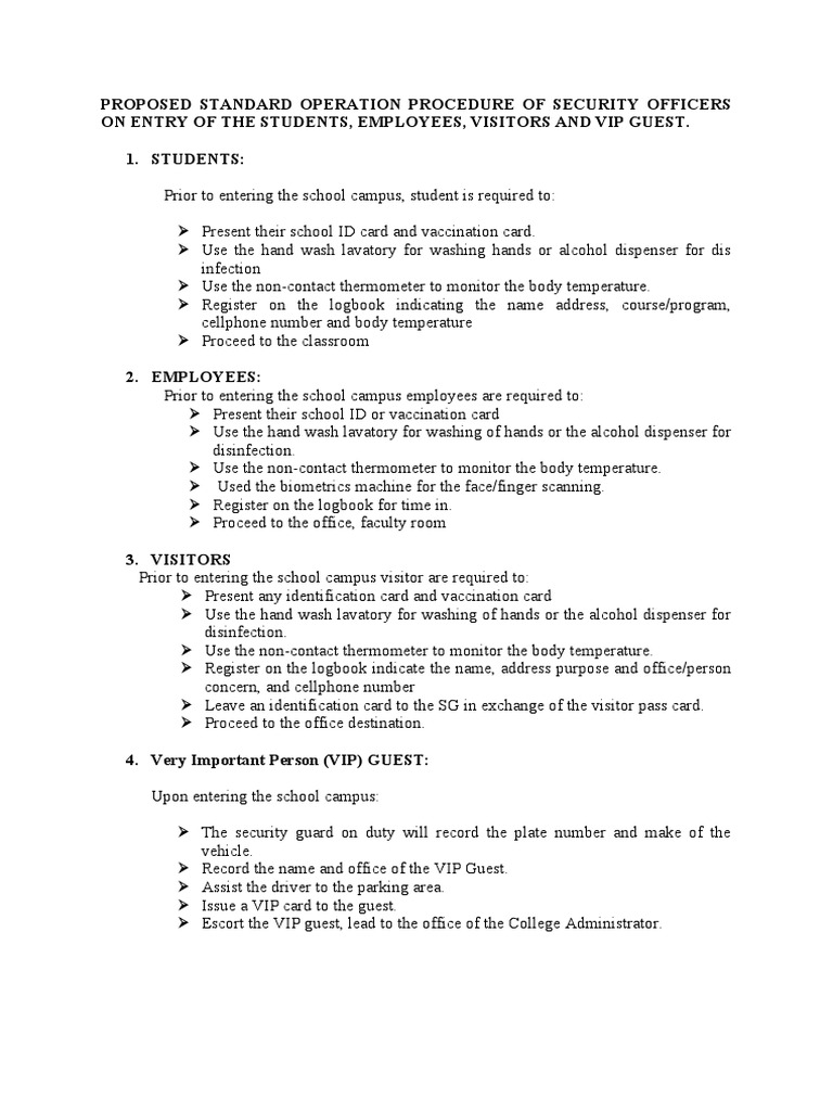 Final SOP Guard PDF Identity Document Security Guard