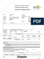 Commercial Vehicle Package Policy Certificate Cum Policy Schedule-Zone B