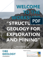 INFO - Workshop 7 - STRUCTURAL GEOLOGY FOR EXPLORATION AND MINING 1