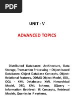 Unit - V: Advanced Topics