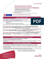 Programme - Championnat de France E Taolu 2021 - v2