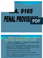 Ra 9165 Penal Provisions