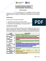 Especificaciones Tercera Entrega Proyecto - Hidrología