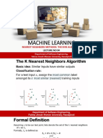 Machine Learning: Nearest Neighbors Methods: The KNN Algorithm