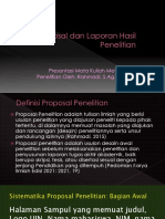 Proposal Dan Laporan Hasil Penelitian 2