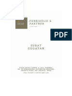 Tugas Surat Gugatan - Muhammad Zidan Febriaolsi - 1806219665 - Praptun B