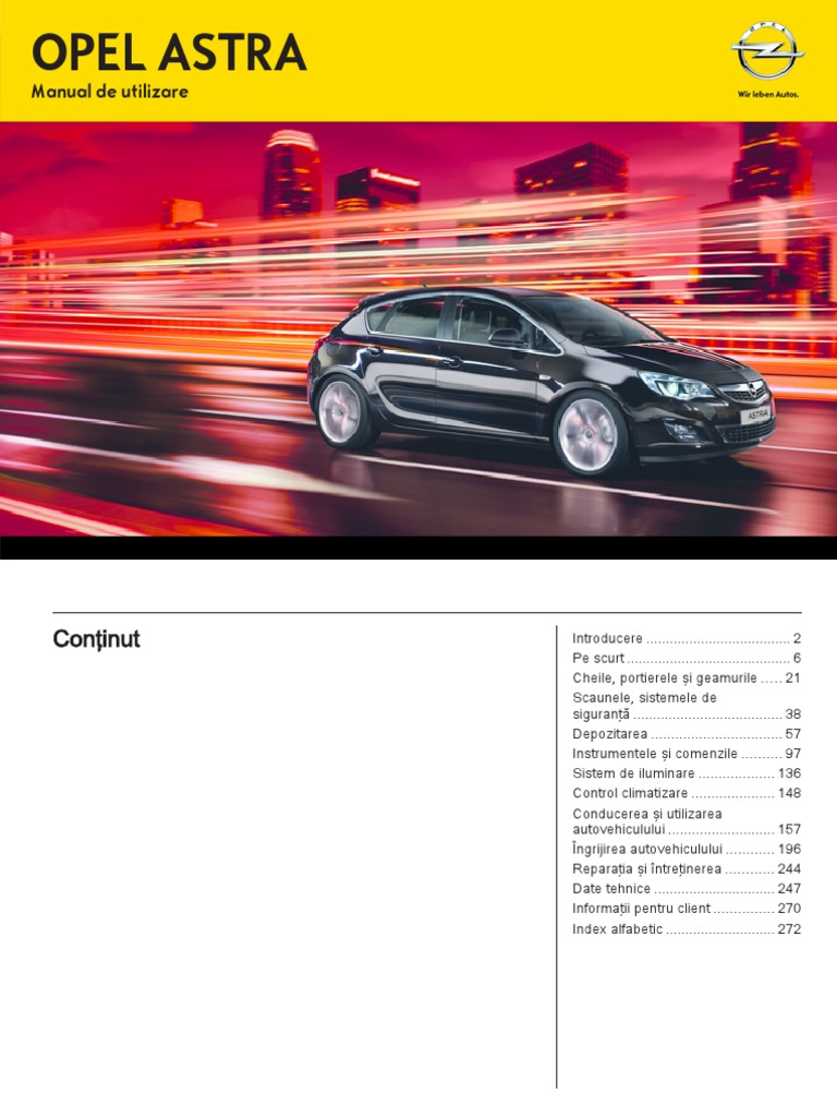 Opel Astra J Lochkreisnull