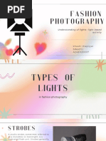 Fashion Photography: Understanding of Lights - Light Based Activity