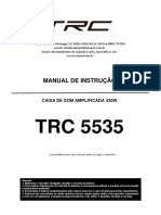 Manual de instrução caixa de som amplificada 430W