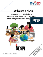 Math4 Q4 Mod2 FindingTheAreaOfTrianglesParallelogramsAndTrapezoid V4