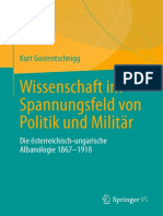 Wissenschaft Im Spannungsfeld Von Politik Und Militär Die Österreichisch-Ungarische Albanologie 1867-1918 by Kurt Gostentschnigg (Auth.)