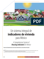 Sistema integral de indicadores de vivienda en México