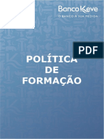 Política de Formação do Banco Keve