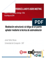 Modelación Estructural A La Fatiga de Un Puente Apilador Mediante La Tecnica de Submodelacion