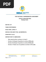 Marking Scheme of LAN Level 4 Networking