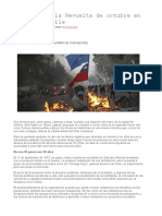 1 - A Un Año de La Revuelta de Octubre en Que Ardió Chile - Crónica Popular