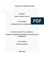 Evidencia 4 Elaborar Una Matriz DOFA A Partir de Un Diagnostico