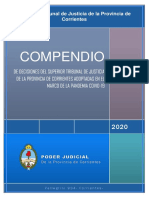 CORRIENTES TRIBUNAL SUPERIOR Compendio - Covid - STJ