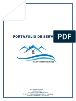 Portafolio de Servicios War Construcciones