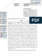 Casacion 607-2020 Lambayeque - Agravio Ya Resuelto - Actos Contra El Pudor