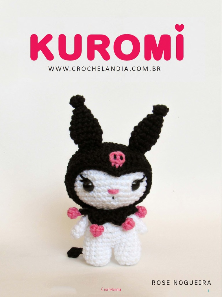 Free Kuromi Amigurumi Crochet Pattern | PDF | Crochet | Embroidery