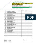 FORMAT PENILAIAN TES Ibadah