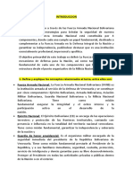 Defensa integral Venezuela: organización y funciones Fuerza Armada Nacional