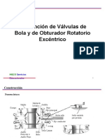 Mantención de válvulas de bola y obturador rotatorio