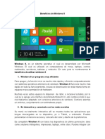 Beneficios de Windows 8