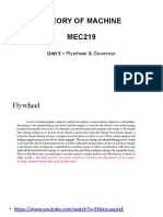 Theory of Machine MEC219: Unit 5