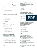 Contoh Soal Penilaian Akhir Semester 2 - Alquran Hadits Kelas 1