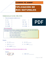 Multiplicacion de Numeros Naturales-Sem2