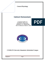 Calcium Homeostasis: General Physiology