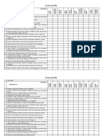 Tabla de Evaluación Primer Trimestre