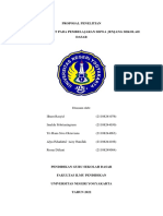 Kelompok 9 - PROPOSAL PENELITIAN