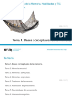 TEMA 1 BASES CONCEPTUALES DE MEMORIA