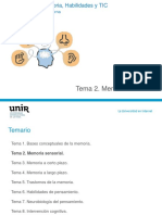 Tema 2. Memoria Sensorial