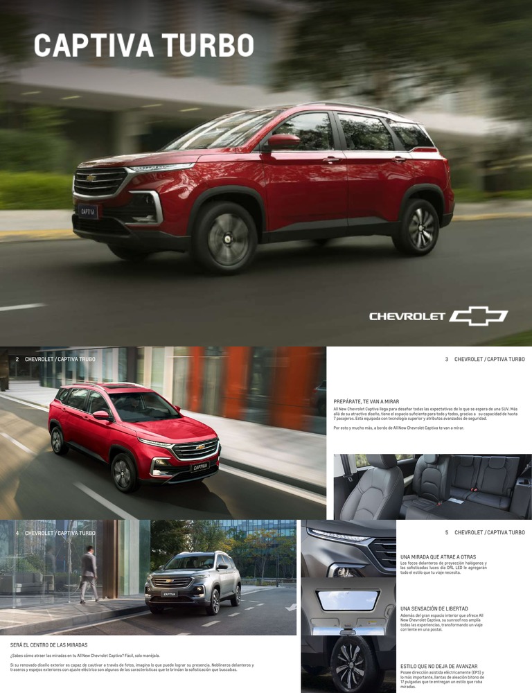Catalogo Captiva | PDF | Sistema de freno antibloqueo | Turbocompresor