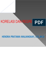 KORELASI DAN REGRESI