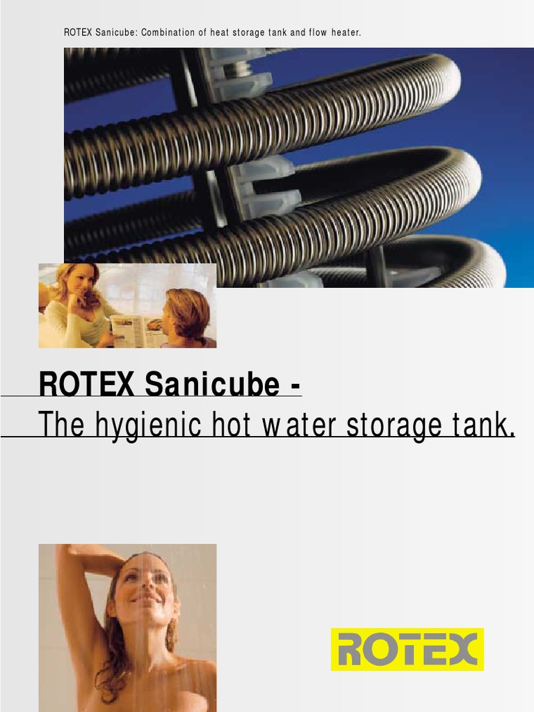 Rotex - Sanicube 300 & 500 2007 | PDF | Water Heating | Water