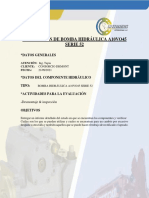 Informe Tecnico de Bomba Hidráulica A10vo45 - Dhmont