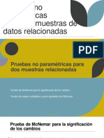 Pruebas No Paramétricas para Dos Muestras Relacionadas