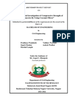 Experimental Investigation of Compressive Strength of Concrete by Using Coconut Fibres