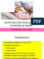 NUTRITION CARE PROCCESS (NCP) Intervensi & Monev