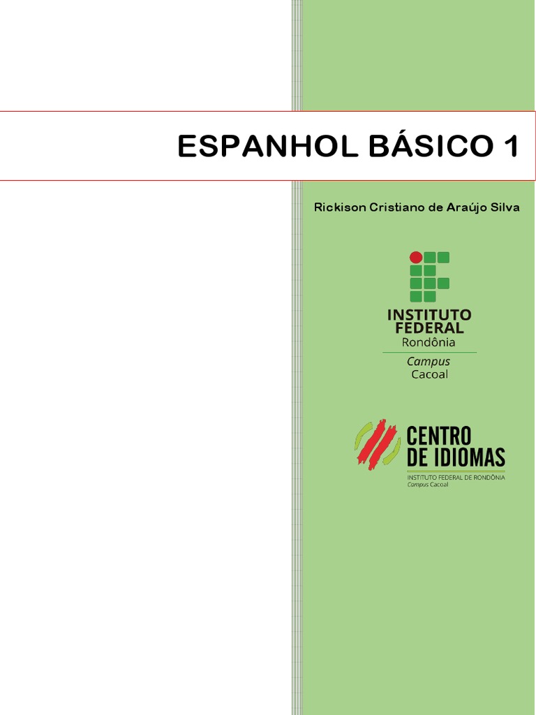 Espanhol Básico 1 - Módulo 1 | PDF | Lengua española | Adjetivo