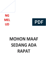 Dilarang Meludah