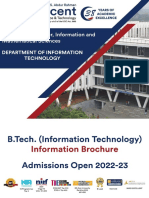 B.tech IT Brochure